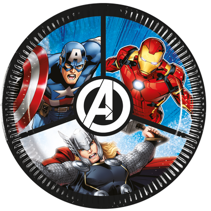 Avengers Platos 20cm 8pcs