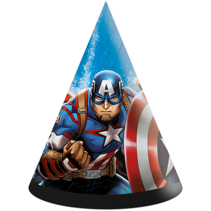Avengers Sombreros de fiesta 6pcs