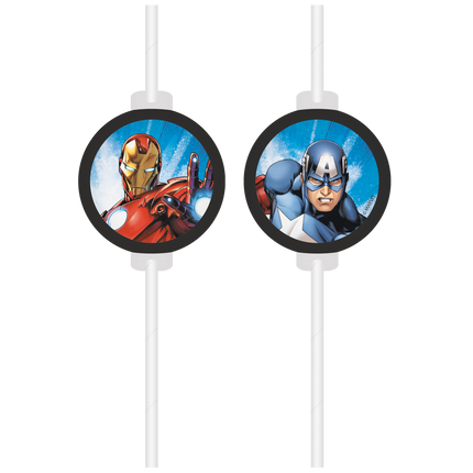 Avengers Pajitas 6pcs