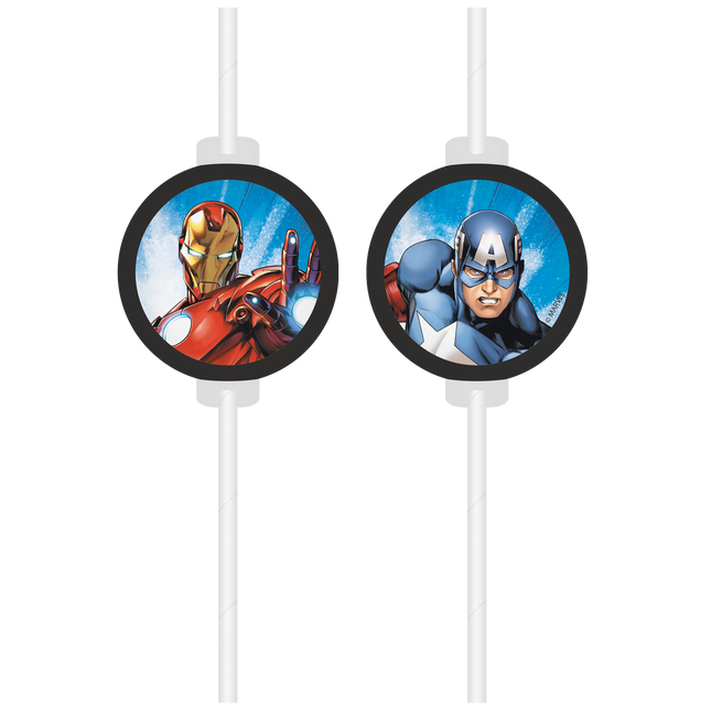 Avengers Pajitas 6pcs