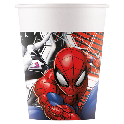 Vasos Spiderman 200ml 8ud