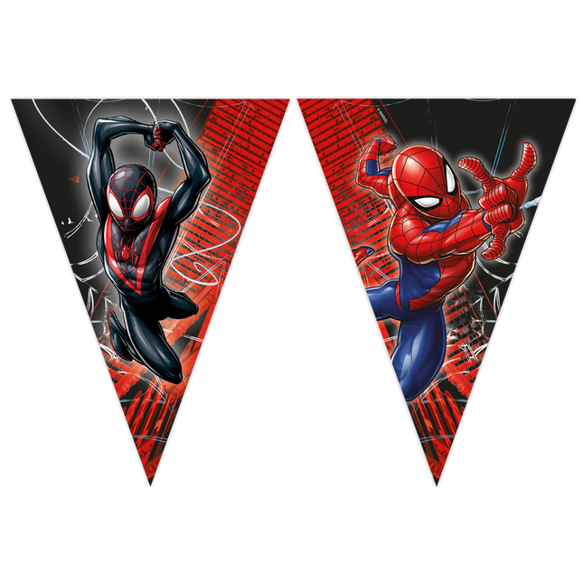 Guirnalda Spiderman Mundo de Telarañas 2,3m