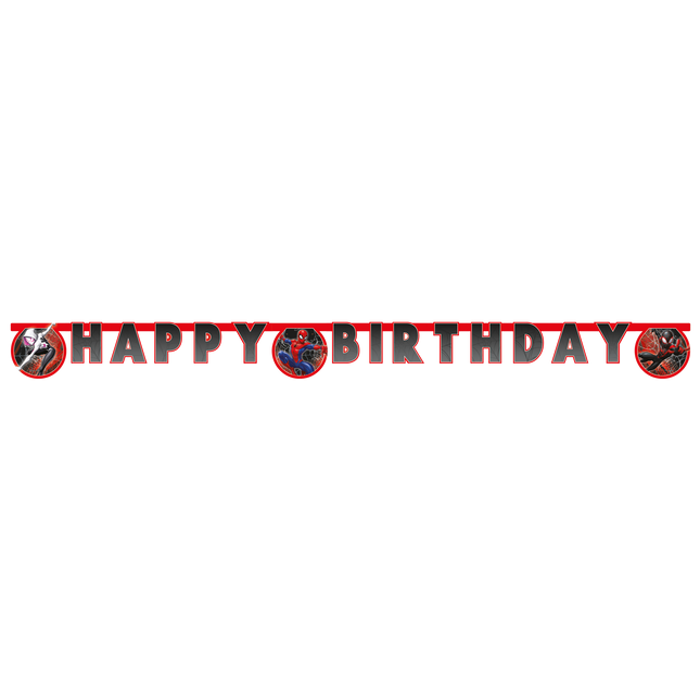 Cabestrillo Carta Spiderman Feliz Cumpleaños
