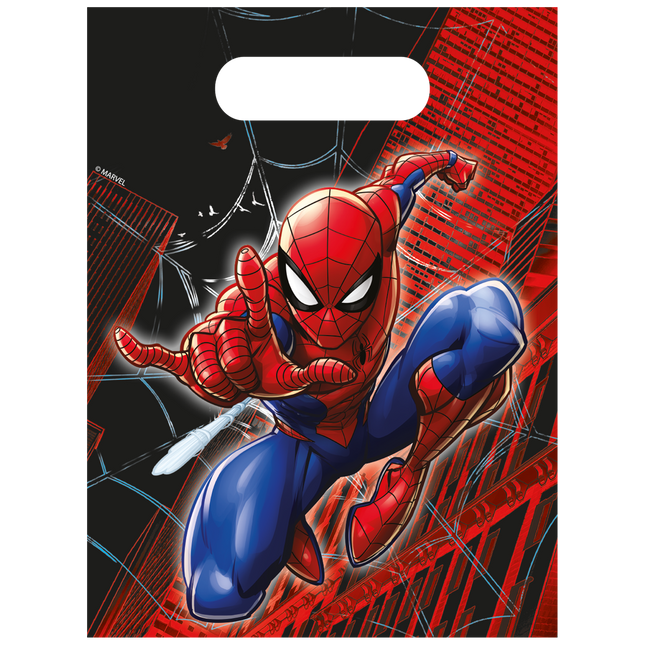Bolsas de Fiesta Spiderman Papel 4pcs