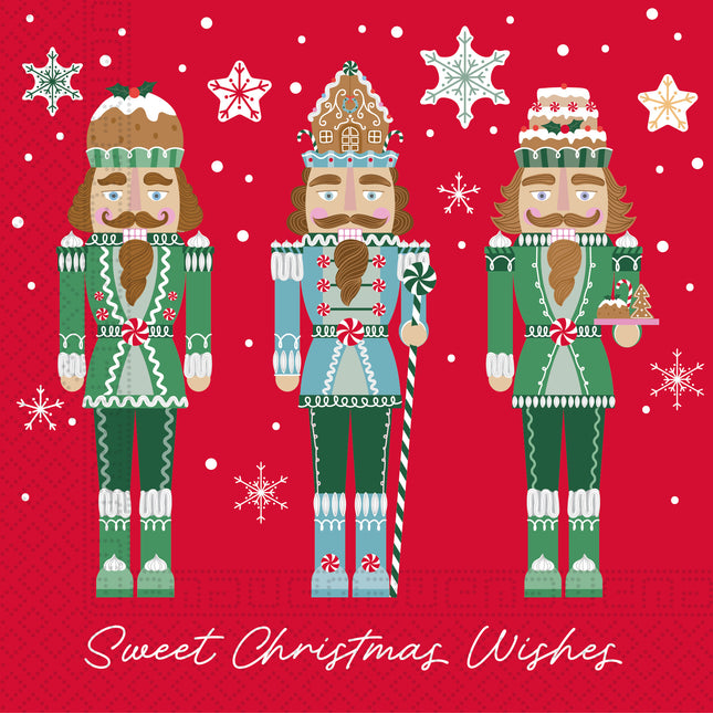 Servilletas de Navidad Dulces Deseos Navideños 3 Capas 33cm 20pcs