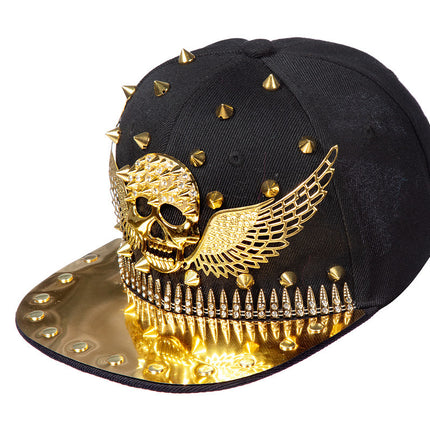 Baseball cap skull met vleugels
