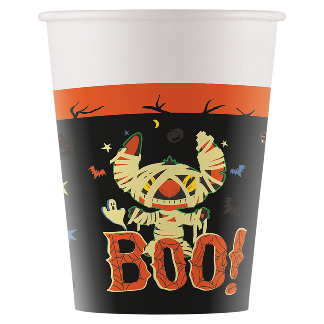 Vasos Stitch Halloween 200ml 8pcs