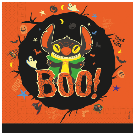 Servilletas Puntada Halloween 2 Capas 33cm 20pcs