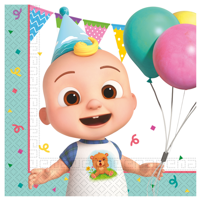 Servilletas Cocomelón Coloreadas 2 Capas 33cm 20pcs