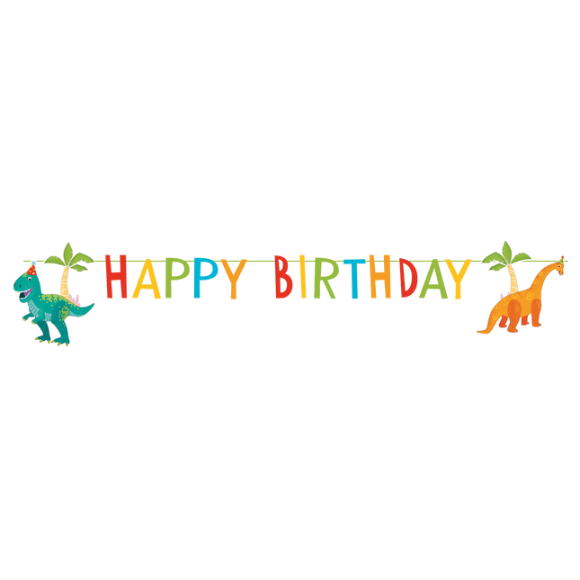 Feliz cumpleaños Letterslinger Dino