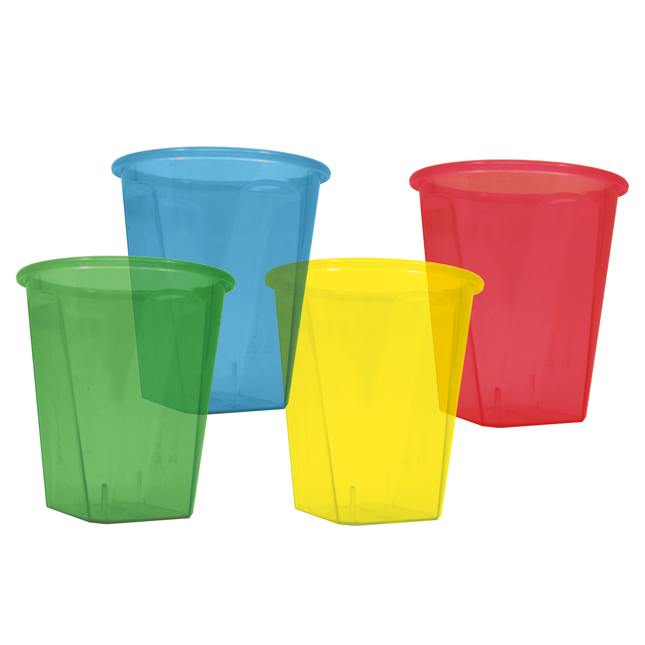 Vasos de chupito de colores 12uds