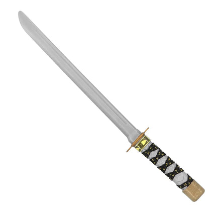 Juego de 2 espadas ninja con soporte (52 cm)