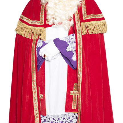 Traje Sinterklaas Completo Terciopelo 4 piezas
