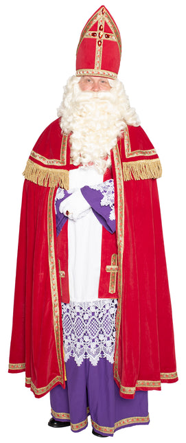 Traje Sinterklaas Completo Terciopelo 4 piezas