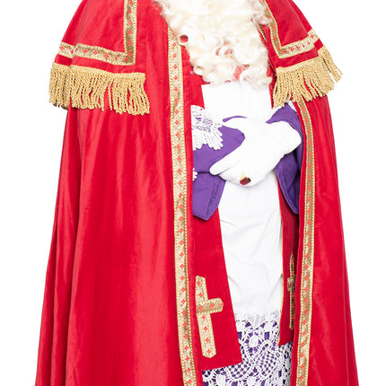 Traje Sinterklaas Completo Terciopelo 4 piezas