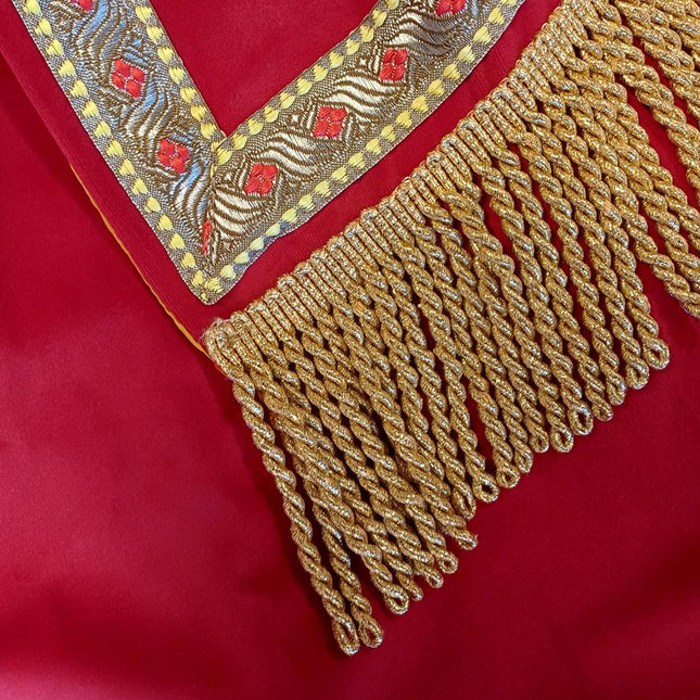 Traje Sinterklaas Algodón Terciopelo 4 piezas