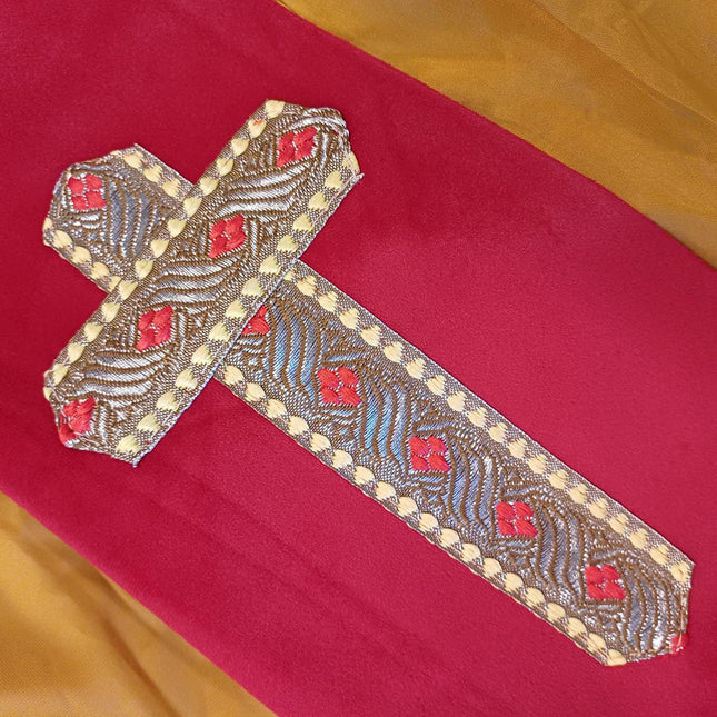 Traje Sinterklaas Algodón Terciopelo 4 piezas