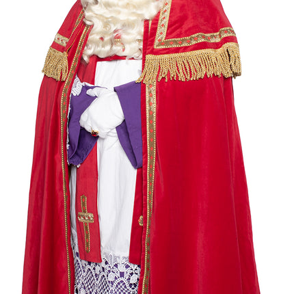 Traje Sinterklaas Algodón Terciopelo 4 piezas