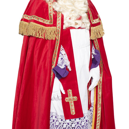 Traje Sinterklaas Algodón Terciopelo 4 piezas