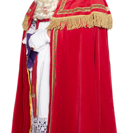 Traje Sinterklaas Algodón Terciopelo 4 piezas