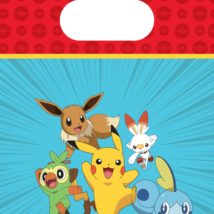 Pokemon Bolsas Compartidas 22cm 4pcs