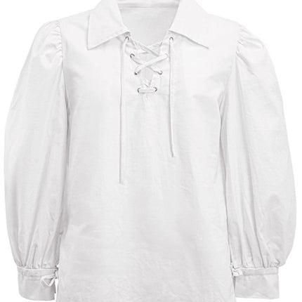 CAMISETA BLANCA DE ESTILO HISTÓRICO
