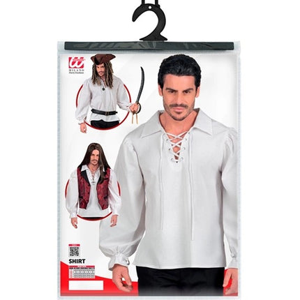 CAMISETA BLANCA DE ESTILO HISTÓRICO