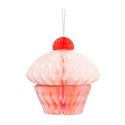 Cupcake Panal Rosa 20cm