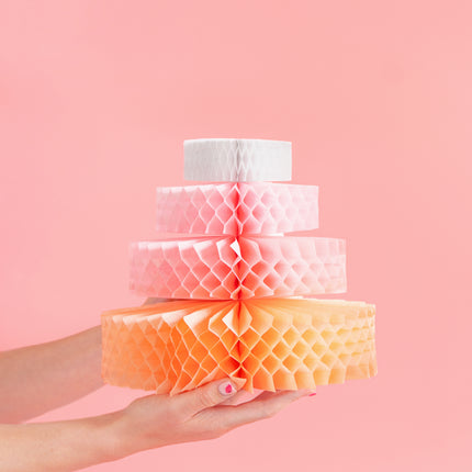 Pastel Decorativo de Mesa de Colores 23cm