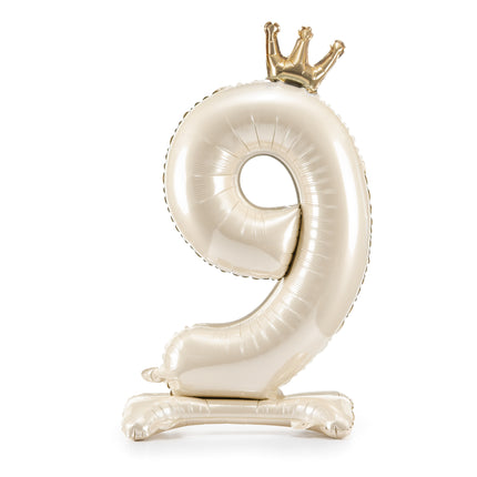 Figura 9 años Globo Perla Vacío 84cm