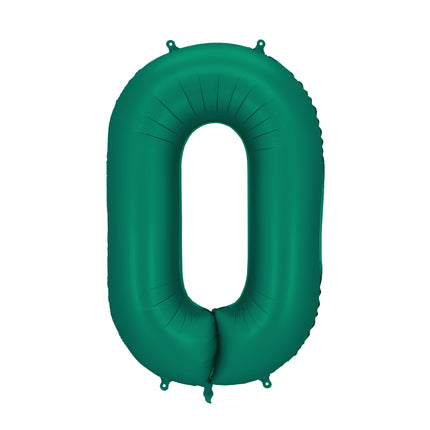 0 Año Figura Globo Verde Vacío 86cm