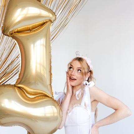 Pene Globo de Helio Oro Vacío 55cm