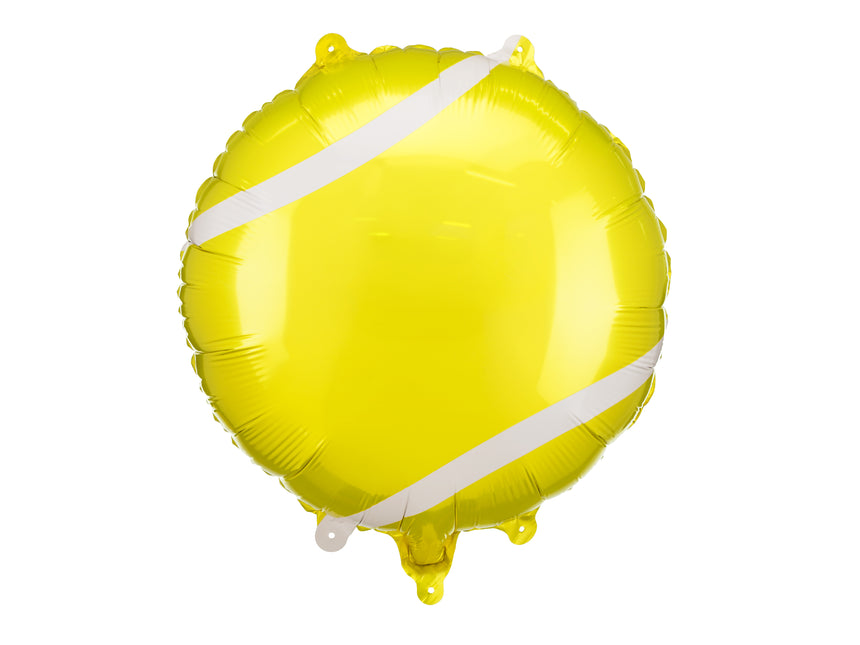 Globo de Helio Amarillo Pelota de Tenis Vacía 35cm