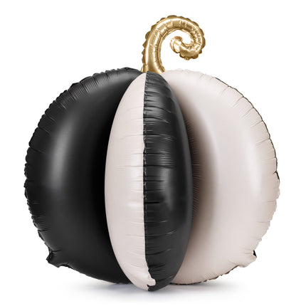 Globo Calabaza Negro Blanco Vacío 58cm