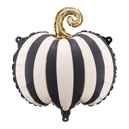 Calabaza Globo de Helio Negro Blanco Vacío 39cm