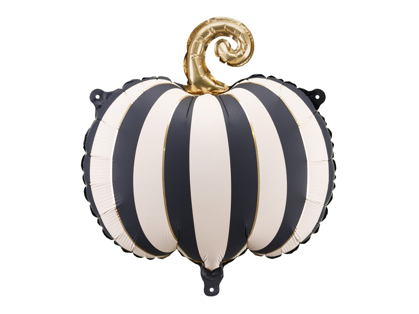 Calabaza Globo de Helio Negro Blanco Vacío 39cm