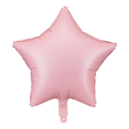 Globo de Helio Estrella Rosa Vacío 48cm