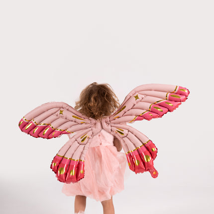 Globo de Helio Mariposa Rosa Vacío 50cm