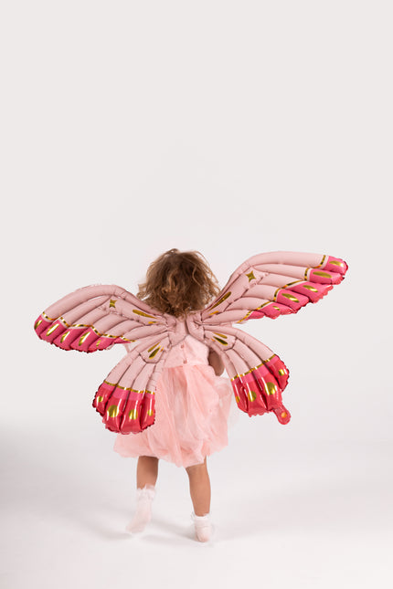 Globo de Helio Mariposa Rosa Vacío 50cm