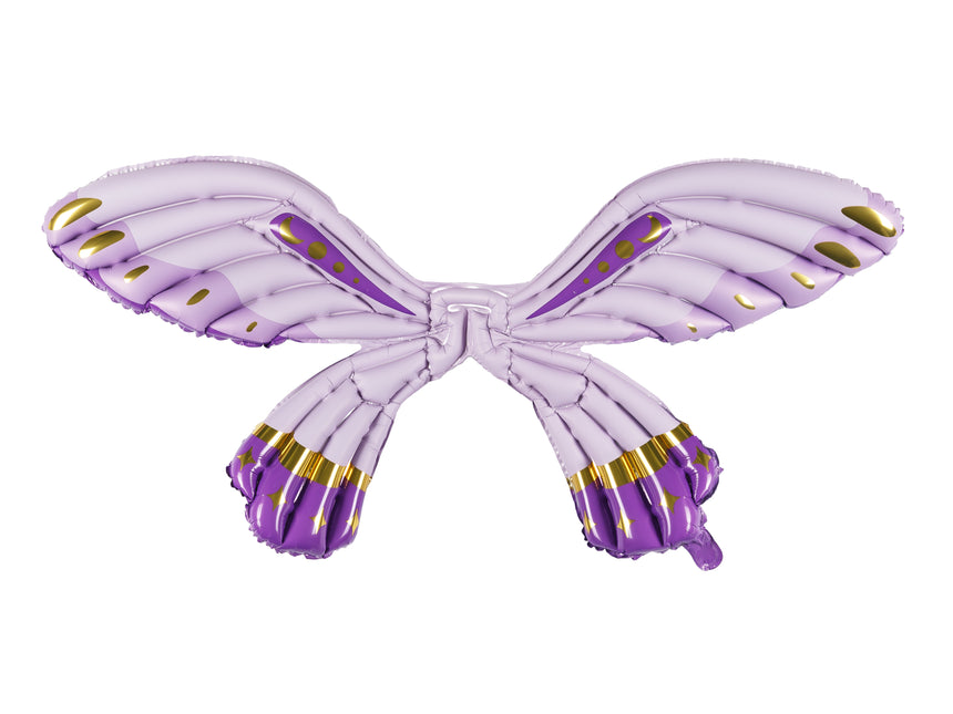 Globo de Helio Mariposa Morado Vacio 50cm