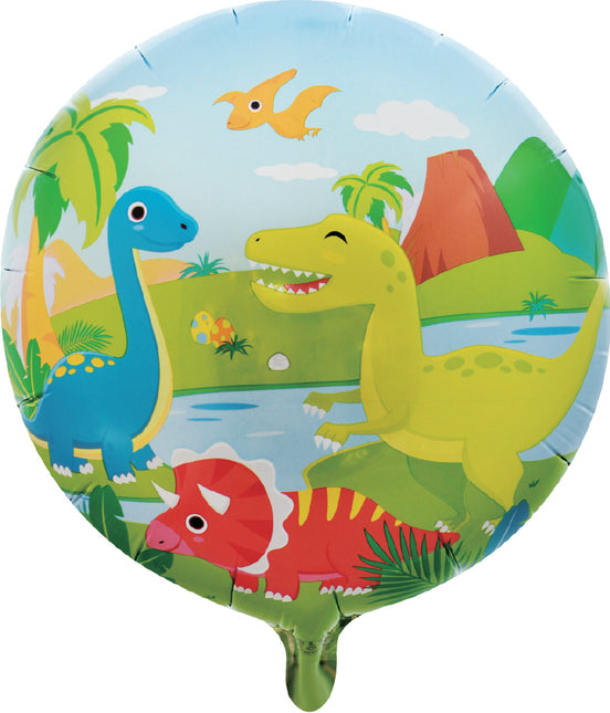 Globo de Helio Dinosaurio Mundo Dino Vacío 45cm