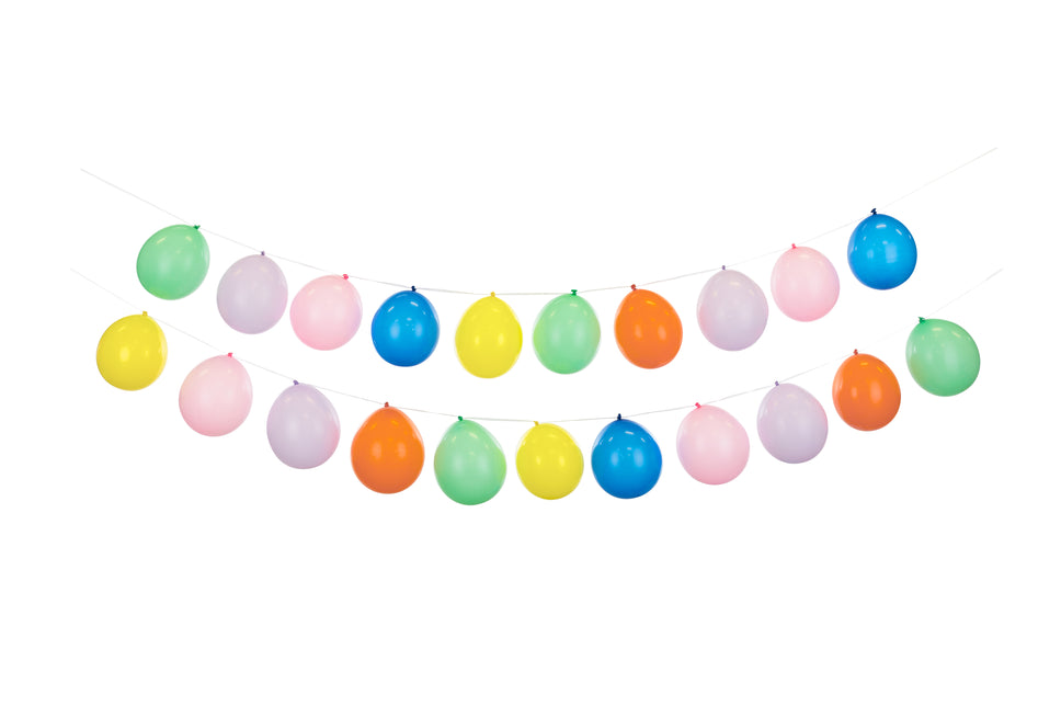 Guirnalda de globos de colores