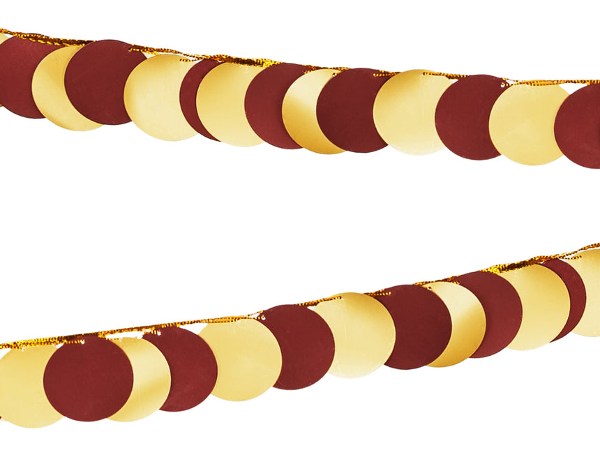 Guirnalda Oro Rojo 2,2 m