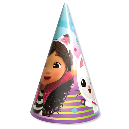 Gabby'S Dollhouse: Gorros de fiesta, 10 unidades