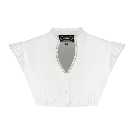 Oktoberfest Blusa Blanca Señoras Manga Ala