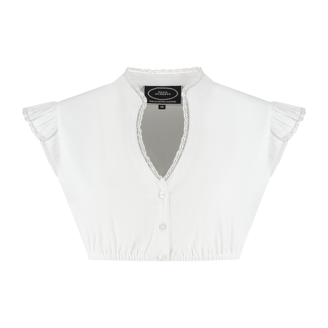 Oktoberfest Blusa Blanca Señoras Manga Ala