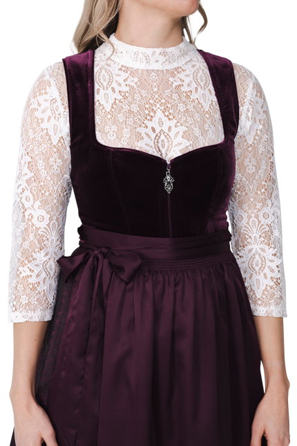 Blusa Oktoberfest Encaje Damas Blanco