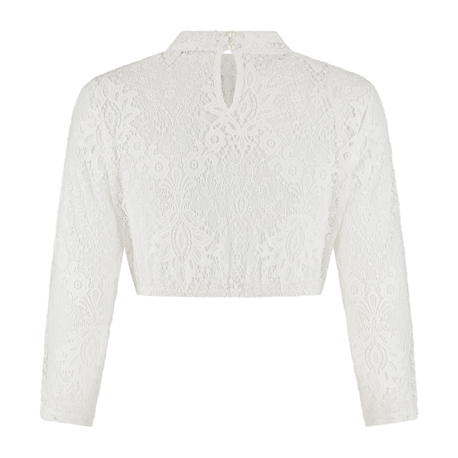 Blusa Oktoberfest Encaje Damas Blanco