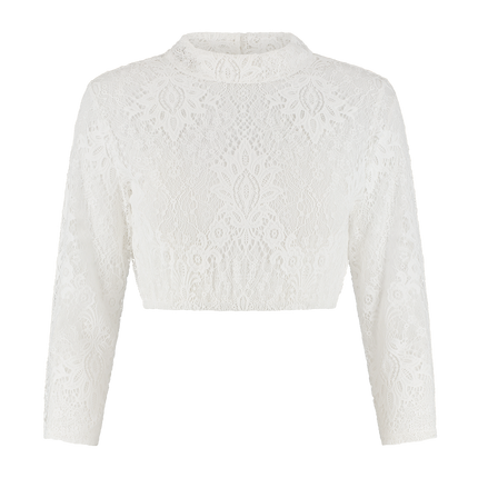 Blusa Oktoberfest Encaje Damas Blanco