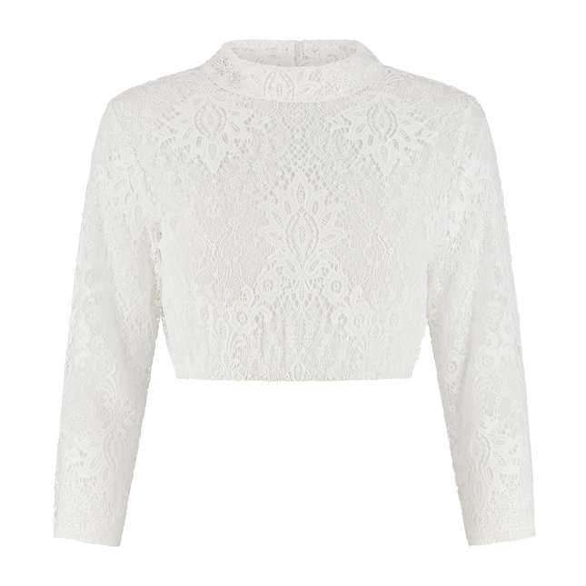 Blusa Oktoberfest Encaje Damas Blanco